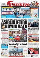 Türkiye Gazetesi e-gazete — 15 Eylül 2022