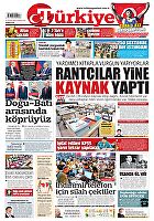 Türkiye Gazetesi e-gazete — 17 Eylül 2022