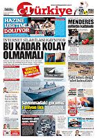 Türkiye Gazetesi e-gazete — 18 Eylül 2022