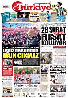 Türkiye Gazetesi e-gazete — 19 Eylül 2022