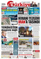 Türkiye Gazetesi e-gazete — 27 Eylül 2022