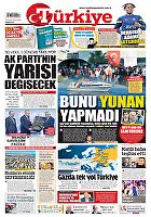 Türkiye Gazetesi e-gazete — 30 Eylül 2022