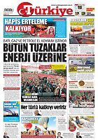 Türkiye Gazetesi e-gazete — 09 Ekim 2022