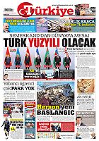 Türkiye Gazetesi e-gazete — 12 Kasım 2022