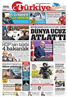 Türkiye Gazetesi e-gazete — 17 Kasım 2022