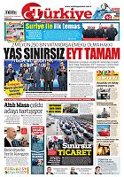 Türkiye Gazetesi e-gazete — 29 Aralık 2022