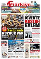 Türkiye Gazetesi e-gazete — 13 Ocak 2023