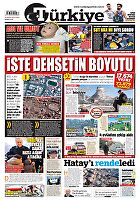 Türkiye Gazetesi e-gazete — 10 Şubat 2023