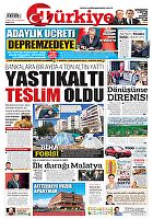 Türkiye Gazetesi e-gazete — 11 Mart 2023