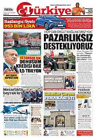 Türkiye Gazetesi e-gazete — 15 Mart 2023