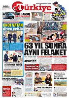 Türkiye Gazetesi e-gazete — 16 Mart 2023
