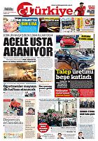 Türkiye Gazetesi e-gazete — 25 Mart 2023