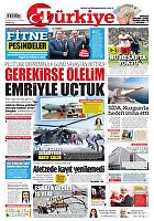 Türkiye Gazetesi e-gazete — 29 Mart 2023