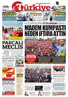 Türkiye Gazetesi e-gazete — 07 Mayıs 2023