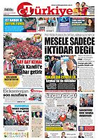 Türkiye Gazetesi e-gazete — 11 Mayıs 2023