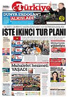 Türkiye Gazetesi e-gazete — 16 Mayıs 2023