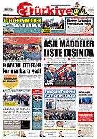 Türkiye Gazetesi e-gazete — 25 Mayıs 2023