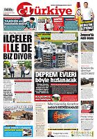 Türkiye Gazetesi e-gazete — 16 Haziran 2023