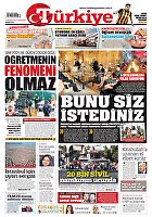 Türkiye Gazetesi e-gazete — 05 Temmuz 2023