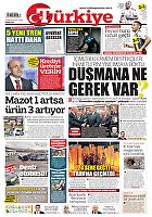 Türkiye Gazetesi e-gazete — 18 Ağustos 2023