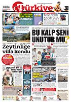Türkiye Gazetesi e-gazete — 29 Ağustos 2023