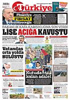 Türkiye Gazetesi e-gazete — 15 Eylül 2023