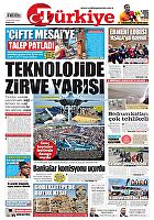 Türkiye Gazetesi e-gazete — 01 Ekim 2023