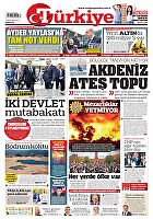 Türkiye Gazetesi e-gazete — 07 Kasım 2023