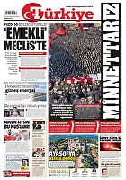 Türkiye Gazetesi e-gazete — 15 Ocak 2024