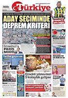 Türkiye Gazetesi e-gazete — 18 Ocak 2024