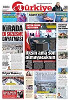Türkiye Gazetesi e-gazete — 23 Ocak 2024
