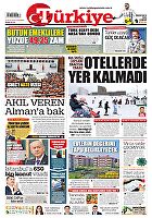 Türkiye Gazetesi e-gazete — 24 Ocak 2024