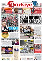 Türkiye Gazetesi e-gazete — 23 Mart 2024