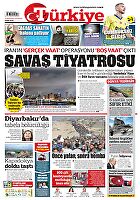 Türkiye Gazetesi e-gazete — 15 Nisan 2024