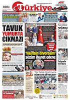 Türkiye Gazetesi e-gazete — 01 Mayıs 2024