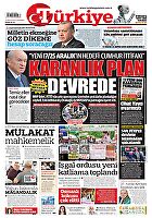 Türkiye Gazetesi e-gazete — 15 Mayıs 2024