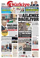 Türkiye Gazetesi e-gazete — 25 Mayıs 2024