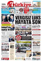 Türkiye Gazetesi e-gazete — 15 Haziran 2024