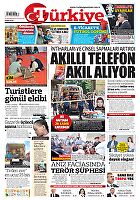Türkiye Gazetesi e-gazete — 24 Haziran 2024