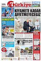 Türkiye Gazetesi e-gazete — 16 Temmuz 2024