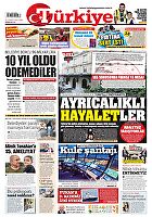 Türkiye Gazetesi e-gazete — 26 Temmuz 2024