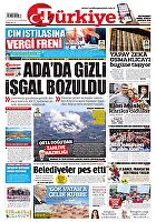 Türkiye Gazetesi e-gazete — 07 Ağustos 2024