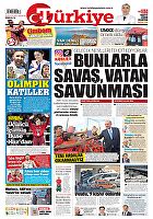 Türkiye Gazetesi e-gazete — 10 Ağustos 2024