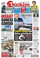 Türkiye Gazetesi e-gazete — 25 Ağustos 2024