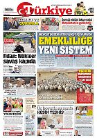 Türkiye Gazetesi e-gazete — 31 Ağustos 2024