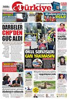Türkiye Gazetesi e-gazete — 13 Eylül 2024