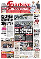 Türkiye Gazetesi e-gazete — 21 Eylül 2024