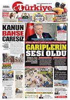 Türkiye Gazetesi e-gazete — 26 Eylül 2024