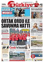 Türkiye Gazetesi e-gazete — 05 Ekim 2024