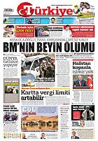 Türkiye Gazetesi e-gazete — 15 Ekim 2024